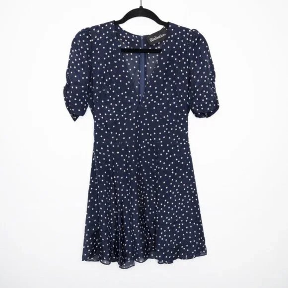 Realisation Ozzie Mini Dress Navy Star-Trade for Medium Size - Picture 4 of 10